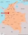 Mapa de Medellín | Colombia | Mapas Detallados de Medellín