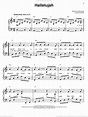 Hallelujah Easy Piano Sheet Music Free Printable - FREE PRINTABLE TEMPLATES