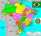 Brazil Map - TravelsFinders.Com