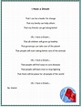 computer project -I Have a Dream Poem Example | I have a dream, Poems ...