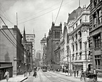 Pittsburgh, Pennsylvania, circa 1908. "Nixon Theatre, Sixth Avenue ...