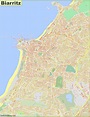 Large detailed map of Biarritz