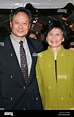 Taiwanese director Ang Lee with his wife Jane Lin pose together as they ...