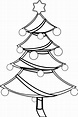 Black And White Christmas Tree Clip Art - Cliparts.co