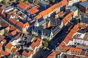 Luftaufnahme Aschersleben - Gebäude der Stadtverwaltung - Rathaus in ...
