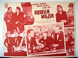 "AQUELLA MUJER" MOVIE POSTER - "MANPOWER" MOVIE POSTER