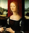 Lorenzo di Credi. Caterina Sforza or the Lady with the Jasmine ...