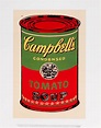 Andy Warhol poster : Campbell's Soup Can, 1965 (green & red)