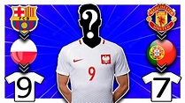 🤯GUESS WHO? Nationality + club + jersey number | FOOTBALL QUIZ | Teste ...