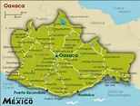Oaxaca, México: Geografía política del Estado de Oaxaca