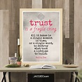 Trust is a fragile thing - WOrds CAn DO