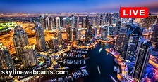 【LIVE】 Dubai Marina Webcam | SkylineWebcams