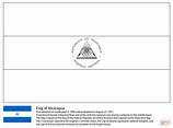 Flag of Nicaragua coloring page | Free Printable Coloring Pages