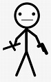 Happy Man Png -stick Man Png, Transparent Png - Stickman Can T Fight Pv ...