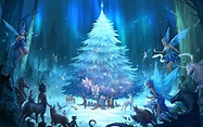 Download Christmas Fantasy Fairy HD Wallpaper by sandara