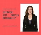 Interview: Atty. Vanessa Raymundo shares Tips on How She Aced the Bar