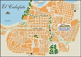 Mapas de El Calafate - Argentina | MapasBlog