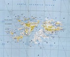 Grande detallado mapa topográfico de Islas Malvinas | Islas Malvinas ...