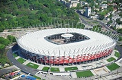 Warschau von oben - National Stadion Warschau / Warszawa - soccer ...