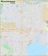 Large detailed map of Kissimmee - Ontheworldmap.com
