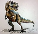 Jurassic World T Rex Drawing Realistic Bmp Power - vrogue.co