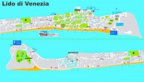 Lido di Venezia tourist map - Ontheworldmap.com