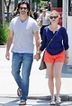 Amy Smart and husband Carter Oosterhouse hold hands in Beverly Hills ...