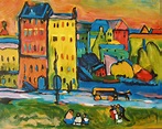 Casas de Munich - Wassily Kandinsky - Historia Arte (HA!)