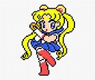 Sailor Moon Pixel Art, HD Png Download - kindpng