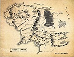 Lord of the Rings Map, Middle Earth Map, Tolkien Middle earth, Middle ...