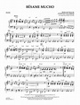 Besame Mucho - Piano Partituras | James Kazik | Orquesta