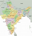 Map of India - Guide of the World