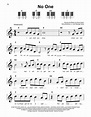 No One Sheet Music | Alicia Keys | Super Easy Piano