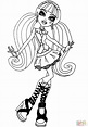 Entrelosmedanos: Monster High Draculaura Coloring Pages
