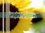 Elizabeth Mitchell - You Are My Sunshine Lyric Video - YouTube