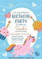 7+ Cute And Fun Birthday Invitation Templates For Kids Birthday Party ...