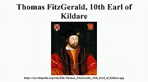 Thomas FitzGerald, 10th Earl of Kildare - YouTube