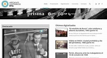 Prisma: La Presidenta puso en marcha el Archivo Histórico de Radio y ...