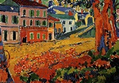 Restaurant Marly-le-Roi , californie Mu, 1905 de Maurice De Vlaminck (1876-1958, France ...