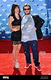 Jack Black y su esposa Tanya Haden el 2011 American Idol Finale en el ...