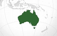﻿Mapa de Australia﻿, donde está, queda, país, encuentra, localización ...