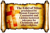 A Brief Summary and Significance of the Edict of Milan - Historyplex