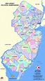 Large map of New Jersey state political subdivisions | New Jersey state ...