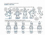 Estructura personaje en movimiento. | Wiki | Arte Máximo Amino