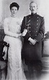1900-1901 Olga and her first husband Peter of Oldenburg engagement photo | Grand Ladies | gogm