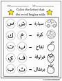 Arabic Alphabet Activities Trace and Write the Letters Worksheets ...