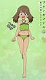 Pokemon Trainer May (Green Bikini) by FankiFalu on DeviantArt