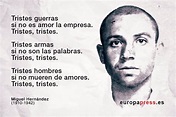 74 años de la muerte de Miguel Hernández: 10 de sus poemas imprescindibles