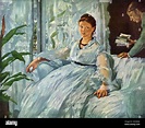 La lectura de Edouard Manet. El tema es Suzanne Leenhoff, esposa de ...