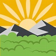 Sunrise over mountains emoji clipart. Free download transparent .PNG ...